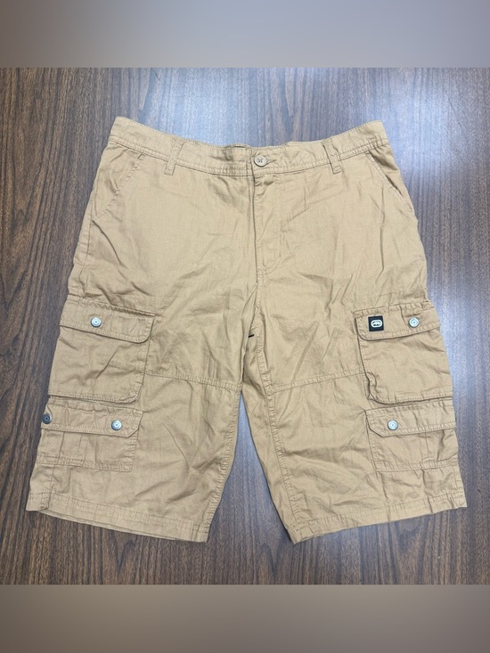 Ecko Unlimited Other - Ecko Unlimited Tan Cargo Shorts with Multiple Pockets size 34